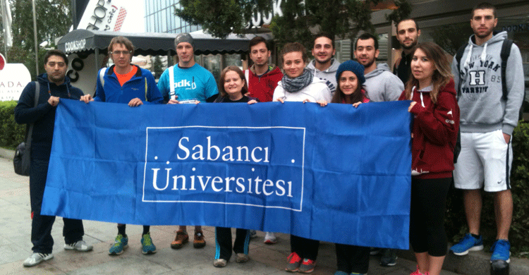 Sabancı University members and supporters ran for the benefit of the SU Scholarship Fund