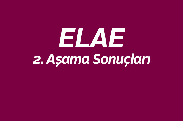 31 Ağustos 2016 ELAE Results