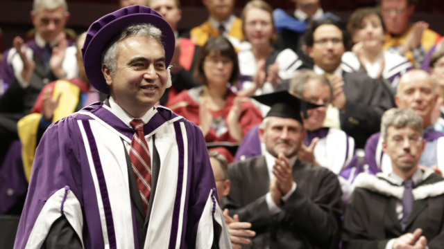 IICEC Honorary Chairman Fatih Birol receives an honorary doctorate