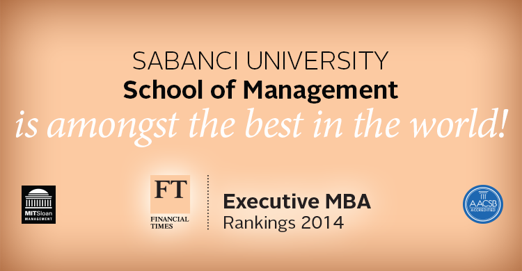Sabanci School of Management is among the best in the world