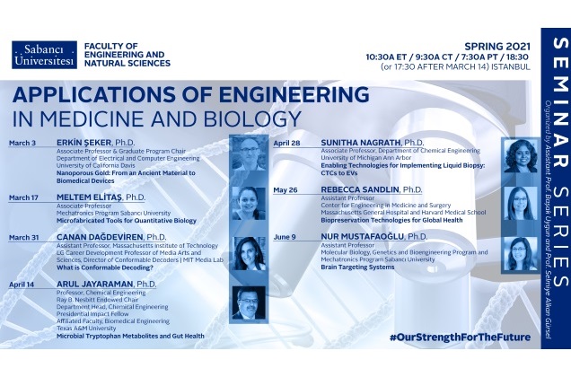 The “Applications of Engineering in Medicine and Biology” Seminar series will continue in Spring as well