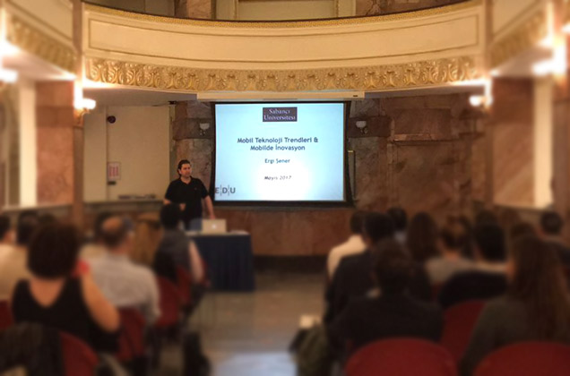 Mobile Technology Trends and Mobile Innovation training by SU graduate Ergi Şener