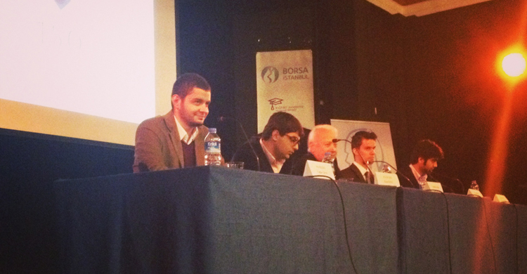 Çağlar Genç spoke at the “Youth Panel”