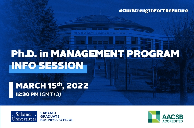 You are invited to the Ph.D. in Management Program Information Session