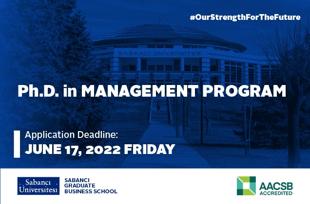 Ph.D. in Management Program Application Deadline is June 17th, 2022