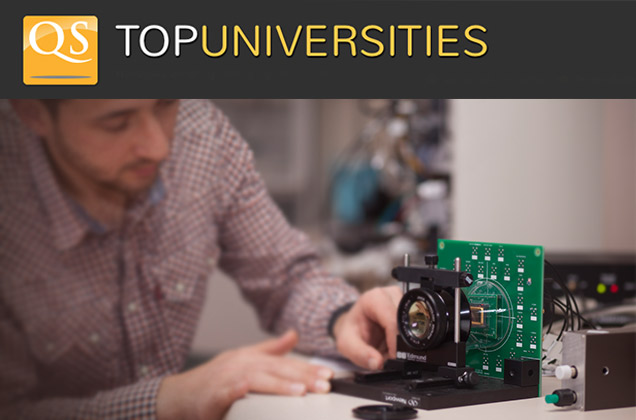 Our Electronic Engineering Program is on the QS World University Rankings by Subject 2015
