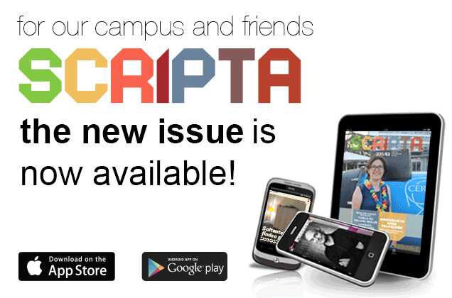 The new issue of Scripta is now available