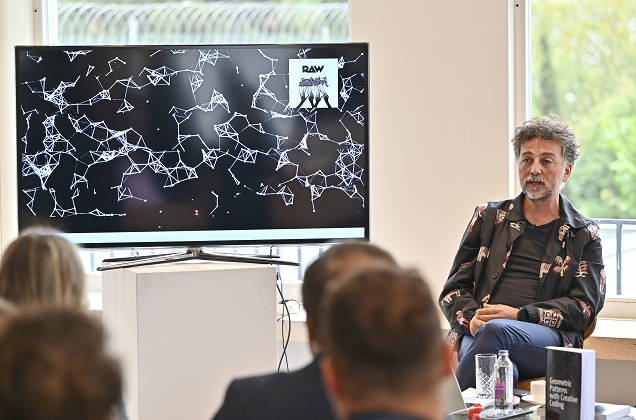 Selçuk Artut's book "Geometric Patterns with Creative Coding" was launched at Gate27