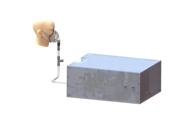Portable ventilator to improve treatment speed for COVID-19 patients