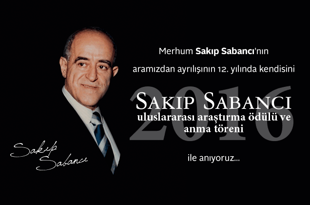 Remembering Sakıp Sabancı with International Research Awards