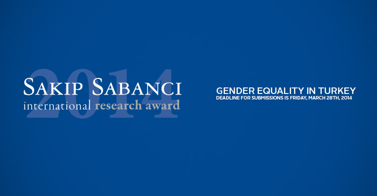 2014 Sakıp Sabancı International Research Awards