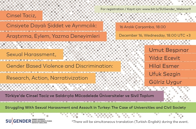 Sexual Harassment, Gender Based Violence and Discrimination: Research, Action, Narrativization IX