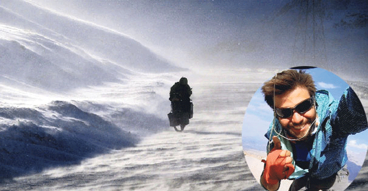 A record at 4700 meters: Graduate Yiğit Tekşen goes on an adventure on two wheels
