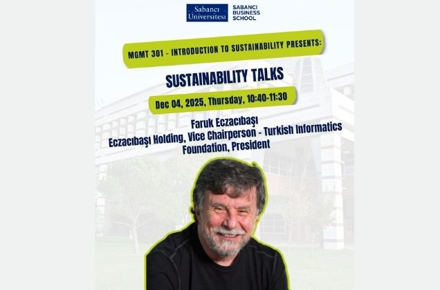Faruk Eczacıbaşı, Sabancı Üniversitesi’nde
