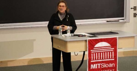Güler Sabancı, Massachusetts Institute of Technology Sloan School of Management'de konferans verdi