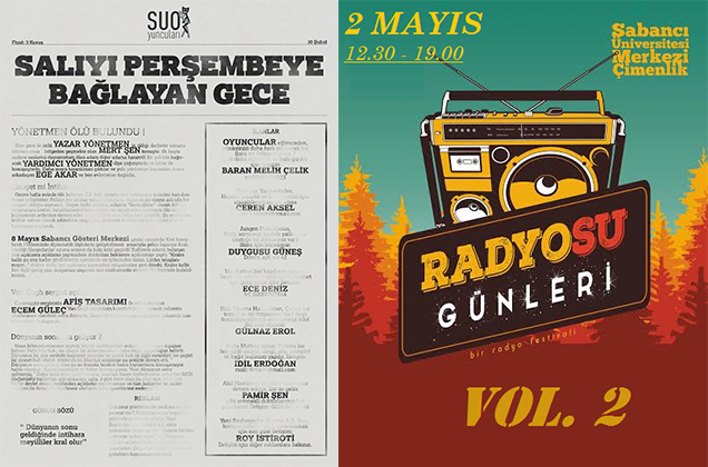 RadyoSU ve SUOyuncuları performanslarını sergiliyor