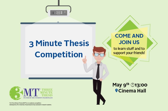 3MT Thesis yarışması gerçekleşiyor