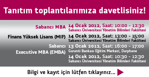 Tanıtım Toplantılarına Davetlisiniz