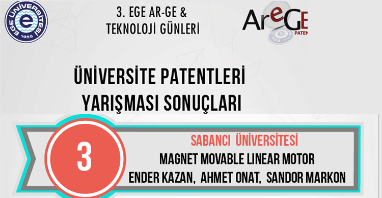 Ahmet Onat'a Patent Ödülü