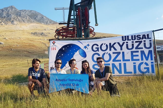 AstroSU 21. Ulusal Gökyüzü Gözlem Şenliği'ne katıldı
