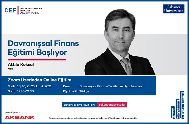 CEF Tarafından Hazırlanan Davranışsal Finans Eğitimi Başlıyor