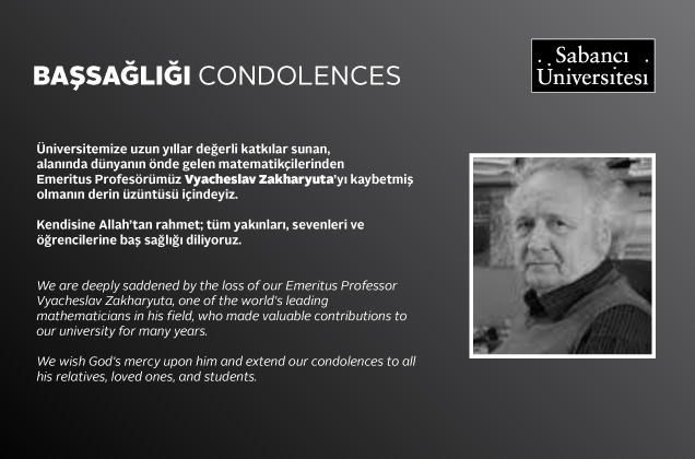Emeritus Öğretim Üyemiz Vyacheslav Zakharyuta’yı Kaybettik