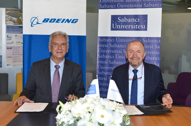 Boeing ve Sabancı Üniversitesi havacılıkta ileri kompozit teknolojiler için güçlerini birleştiriyor