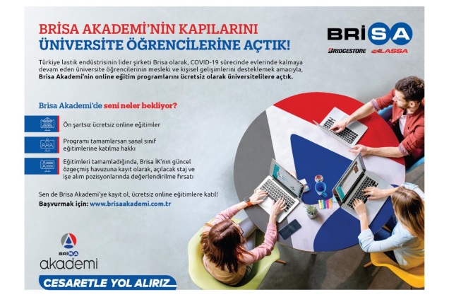 Brisa Akademi'nin kapıları üniversite öğrencileri için açılıyor