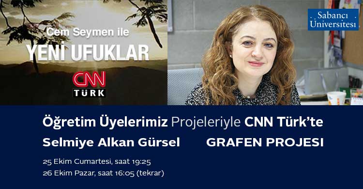 Grafen Projesi ile CNN Türk'te 'Yeni Ufuklar' Programındaydık