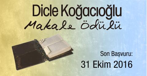 Dicle Koğacıoğlu Makale Ödülü 7. yılında