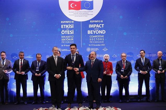 Sanayi ve Teknoloji Bakanlığı’ndan DiMAP Altyapı Projesi’ne Plaket
