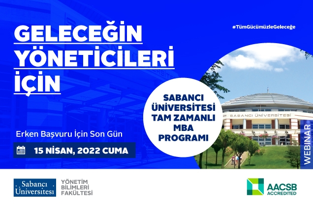 Tam Zamanlı MBA Programına Erken Başvuru İmkanı