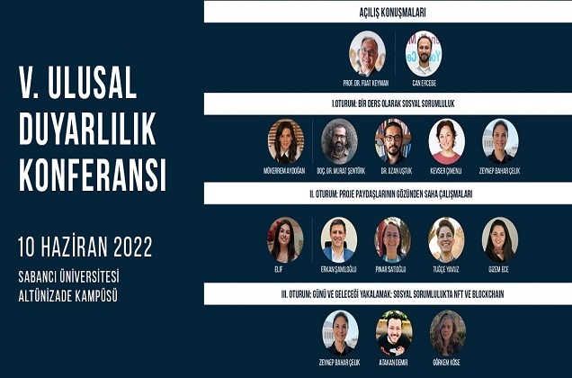 V. Ulusal Duyarlılık Konferansı, Üniversitelerde sosyal sorumluluk ve gönüllülük temasıyla gerçekleşecek