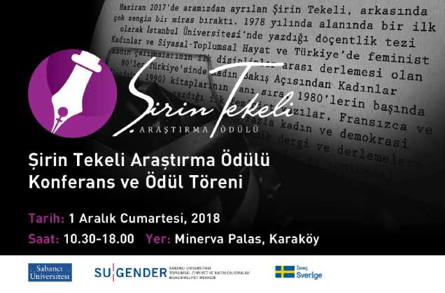 Şirin Tekeli Ödülleri Sahiplerini Buluyor