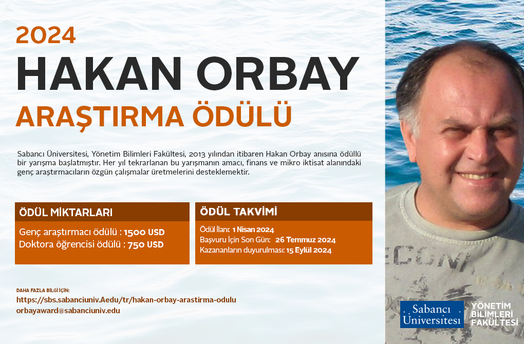 Hakan Orbay 2024 Araştırma Ödülü Kazananları Açıklandı