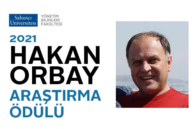 Hakan Orbay Araştırma Ödülü 2021 Kazananı Açıklandı