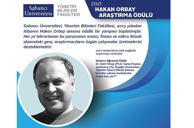 Hakan Orbay Araştırma Ödülleri İçin Başvurular Devam Ediyor