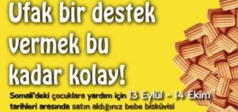 Somali'deki çocuklar için bebe bisküvisi topluyoruz!