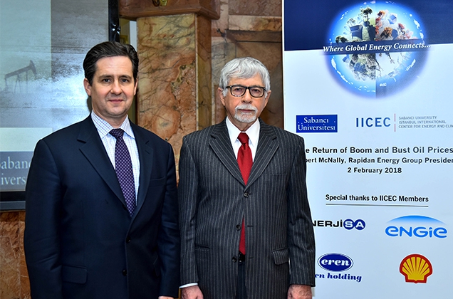 Robert McNally, Sabancı Üniversitesi IICEC’in davetlisi olarak İstanbul’daydı