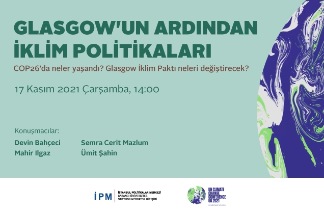 İPM’den “Glasgow’un Ardından İklim Politikaları” webinarı