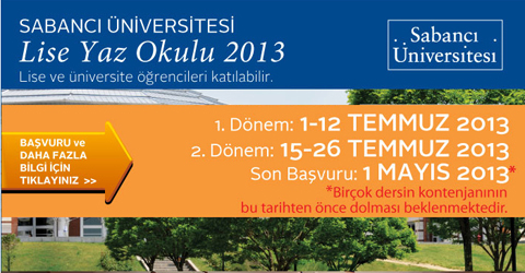 SU Lise Yaz Okulu 2013