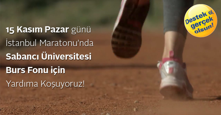 Burs fonu için koşuyoruz!