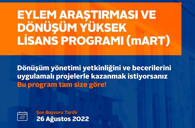 mART Tezsiz Yüksek Lisans Programında Başvuru Süresi Uzatıldı