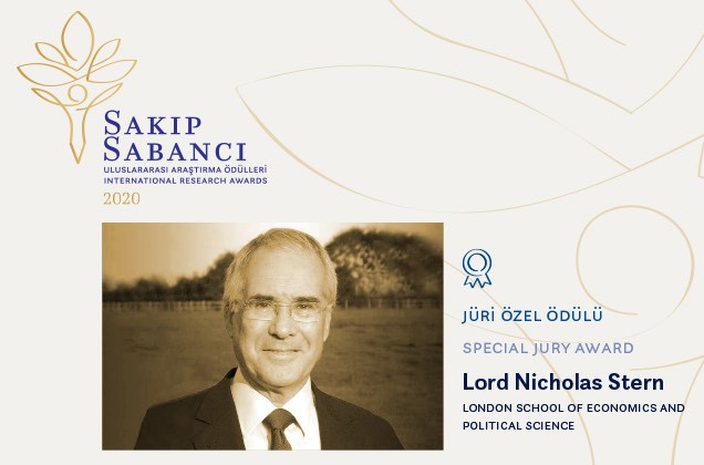 Sakıp Sabancı Uluslararası Araştırma Ödülleri Jüri Ödülü: Lord Nicholas Stern