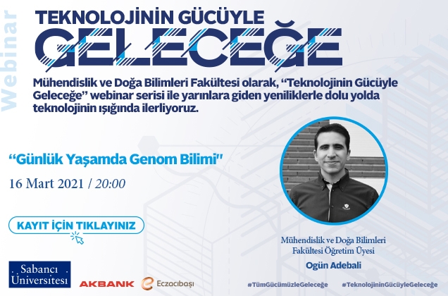 "Günlük Yaşamda Genom Bilimi" webinarı
