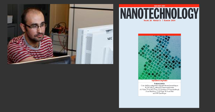 Mezunumuz Ozan Yalçın'ın çalışmaları Nanotechnology dergisinde