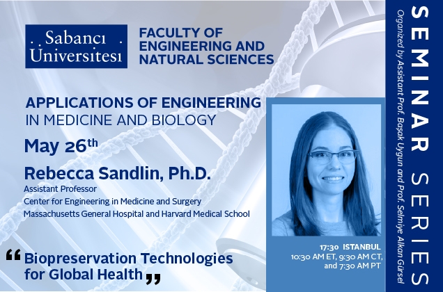 Rebecca Sandlin'den "Biopreservation Technologies for Global Health" semineri