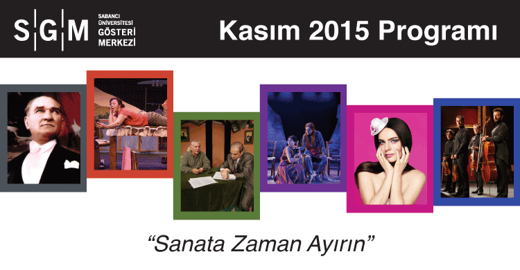 SGM'den sanat dolu Kasım programı