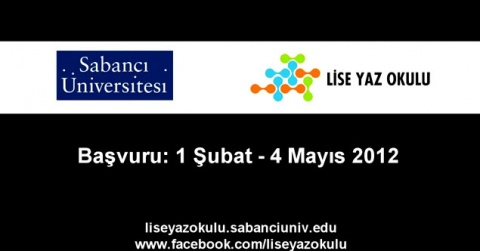 Sabancı Üniversitesi Lise Yaz Okuluna Başvurular Başladı