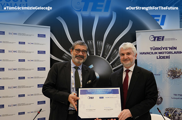 Sabancı Üniversitesi ve TEI Arasında Kompozit Motor Parçaları Geliştirme İş Birliği